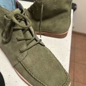 Frances Valentine New York Booties - olive suede